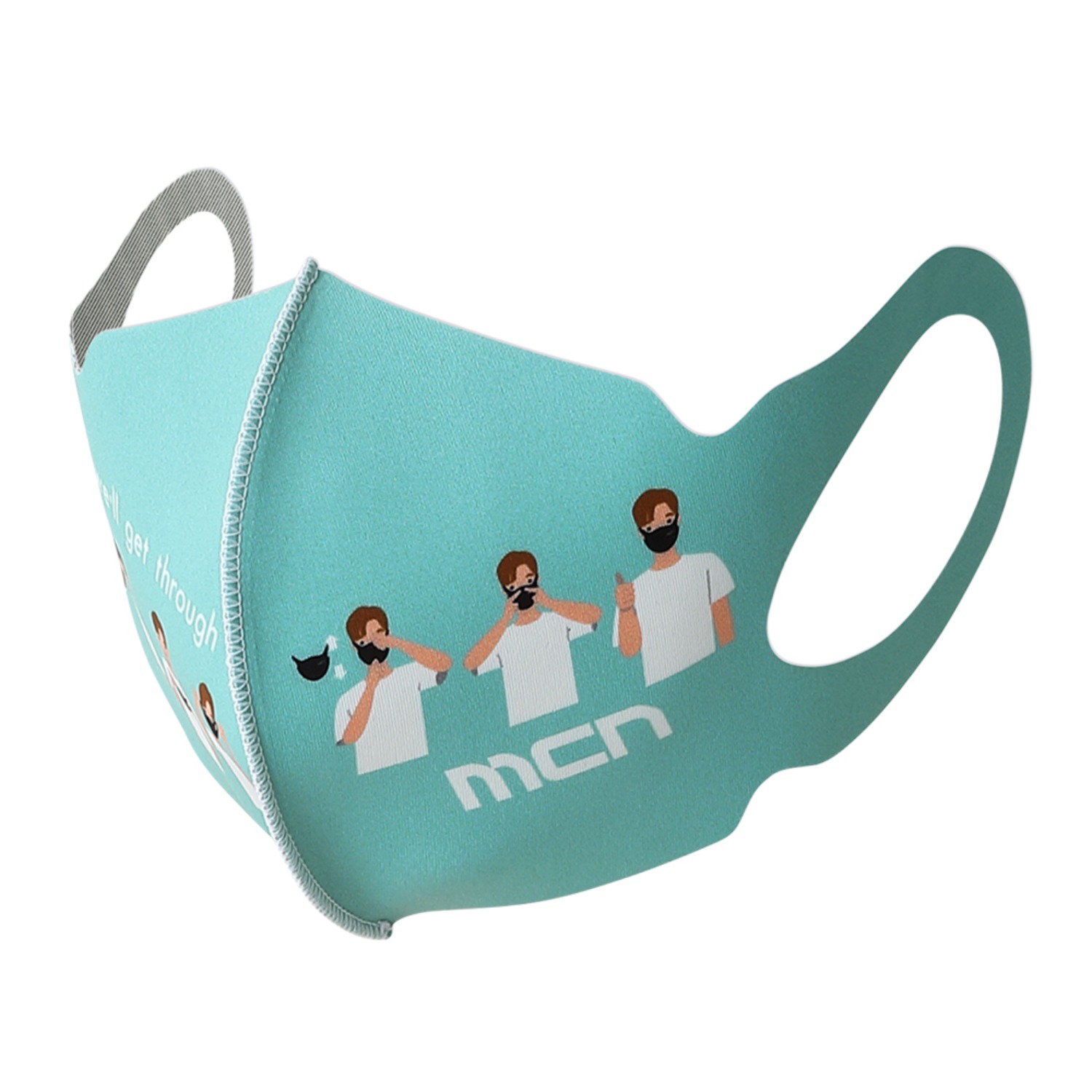 MCN 3D 숨쉬기편한 스포츠 항균 마스크 보이프렌드